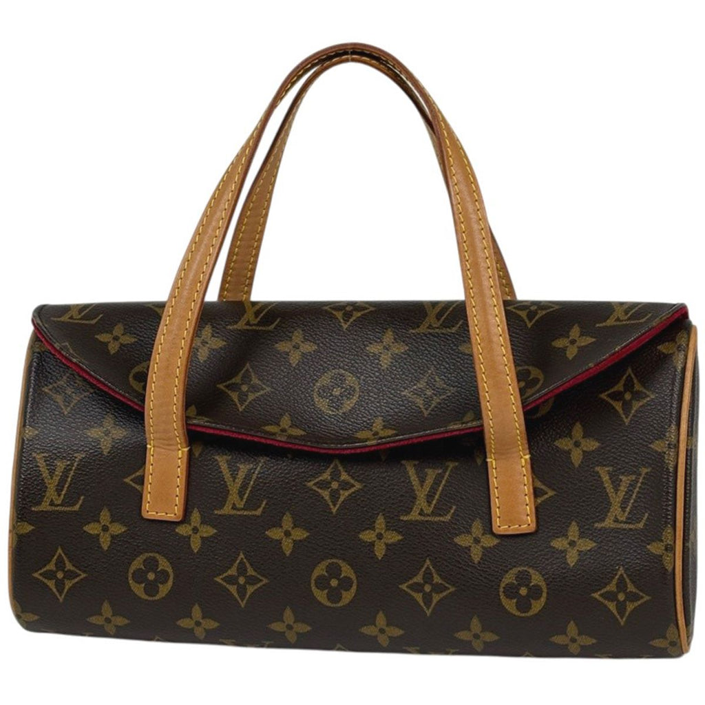 Louis Vuitton Sonatine Handbag Monogram Brown