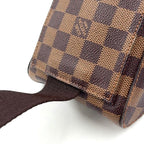 Louis Vuitton Damier Geronimos Brown Belt Bag Gold — view 6