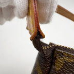 Louis Vuitton Pochette Makeup Cosmetics Pouch Monogram Brown — view 7