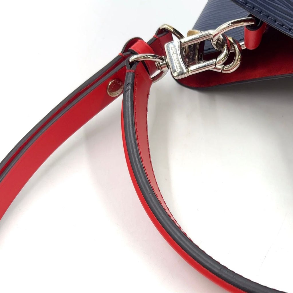 Louis Vuitton Neo Noe Epi Andigo Blue Leather Navy Red Handbag Silver — view 6