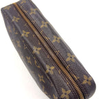 Louis Vuitton Trousse Toilette 23 Monogram Brown Cosmetic Pouch Gold — view 9
