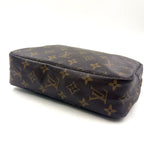 Louis Vuitton Trousse Toilette 23 Monogram Brown Cosmetic Pouch Gold — view 8