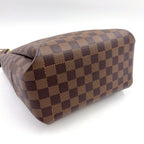 Louis Vuitton Belmont NV BB Damier Ebene Leather Brown Black Handbag Gold — view 7