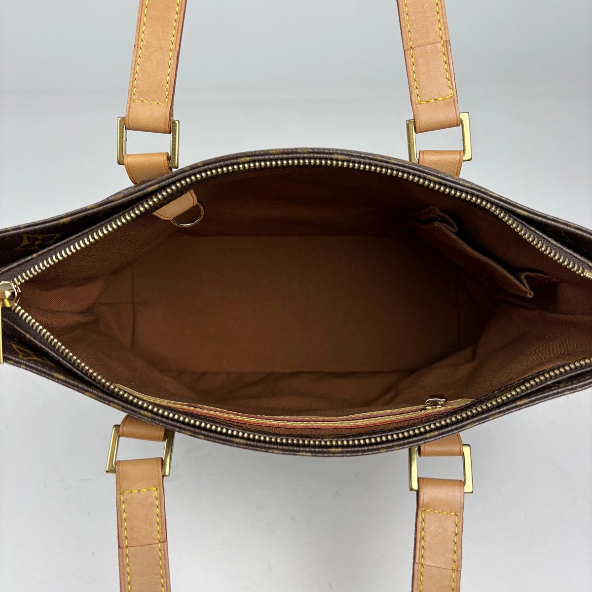 Louis Vuitton Cabas Piano Shoulder Bag Tote Monogram Brown — view 7