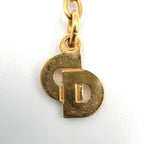 Dior CD Logo Circle Gold Plated Necklace — view 5