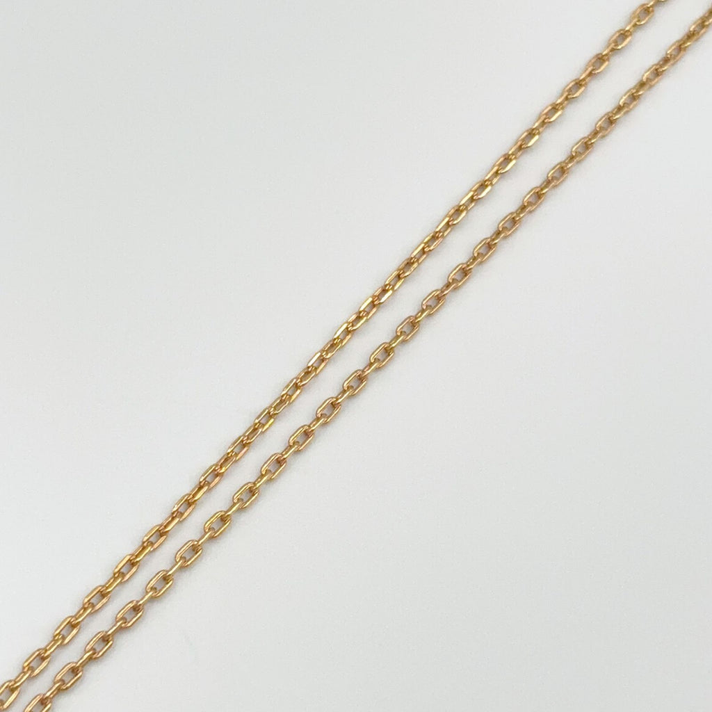 Dior CD Logo Circle Gold Plated Necklace — view 6