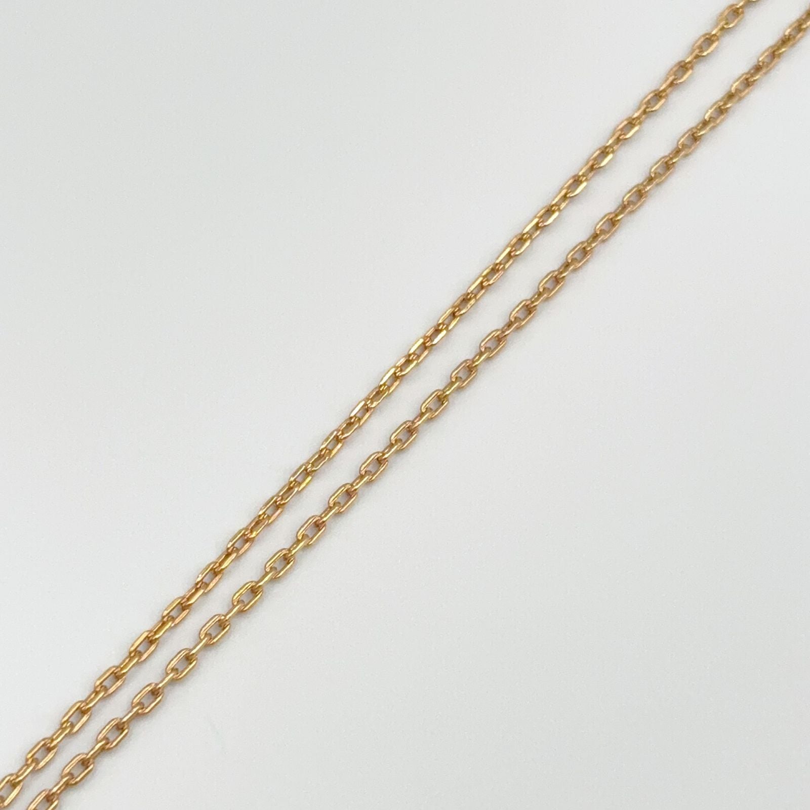 Dior CD Logo Circle Gold Plated Necklace — view 6