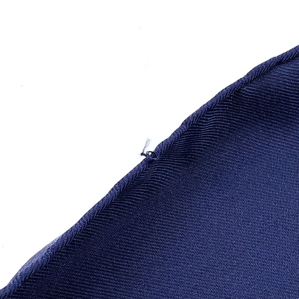 Hermes Carre 90 Spring Silk Yellow Navy White Scarf — view 5