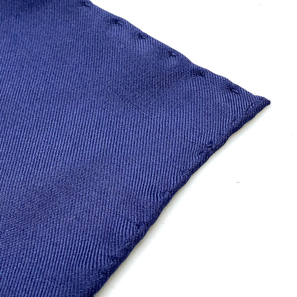Hermes Carre 90 Spring Silk Yellow Navy White Scarf — view 7