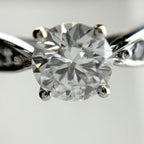 Tiffany & Co Harmony Half Circle Diamond Ring Platinum — view 2