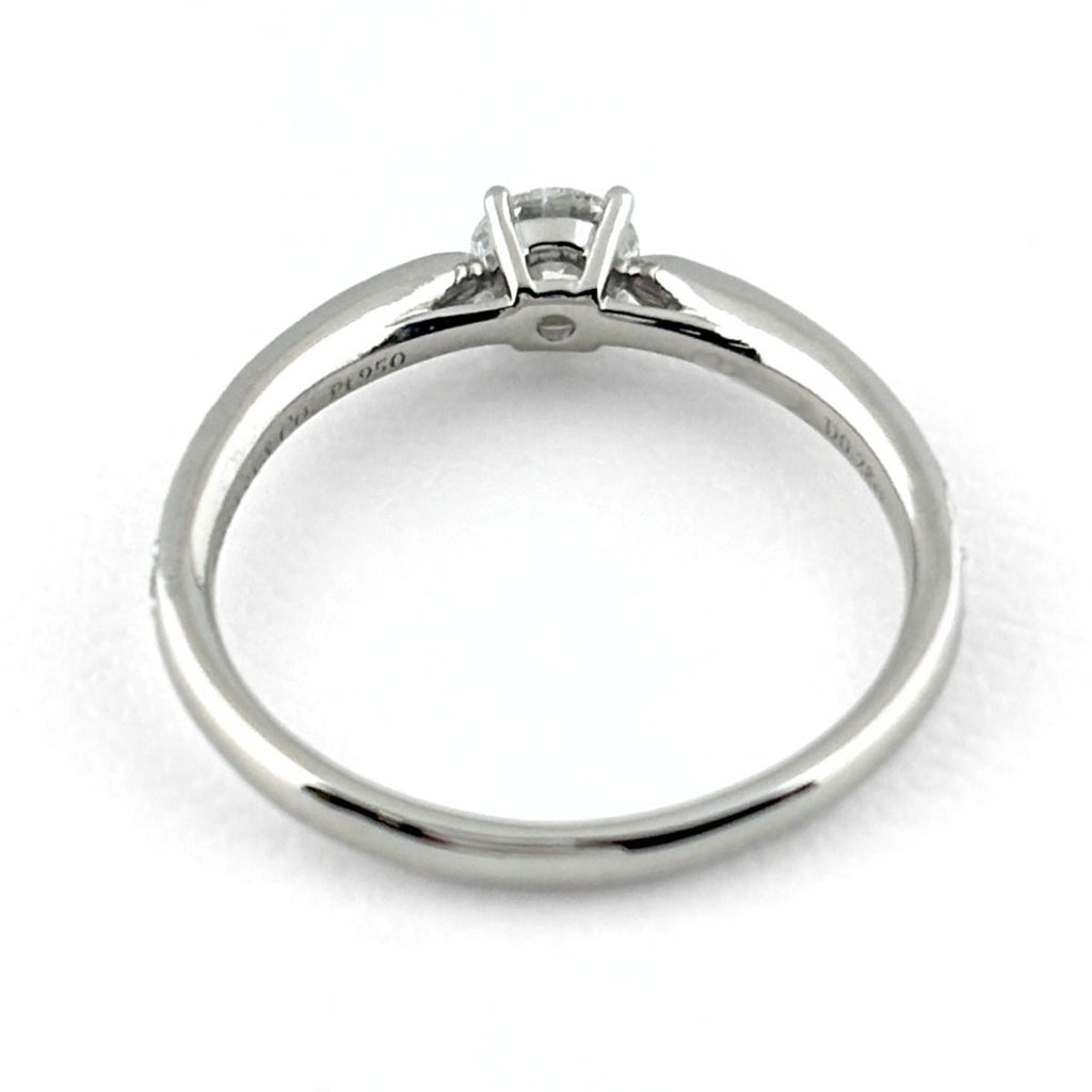 Tiffany & Co Harmony Half Circle Diamond Ring Platinum — view 5