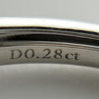 Tiffany & Co Harmony Half Circle Diamond Ring Platinum — view 8
