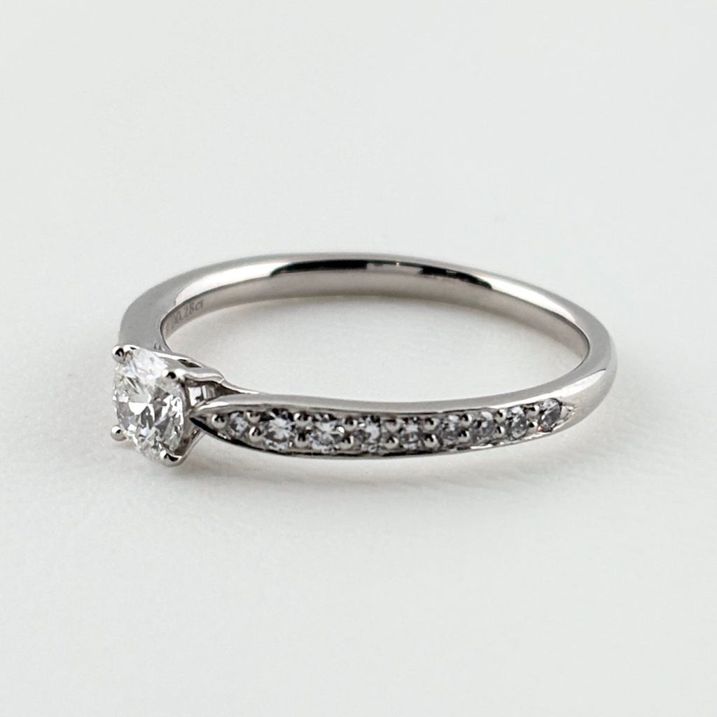 Tiffany & Co Harmony Half Circle Diamond Ring Platinum — view 3
