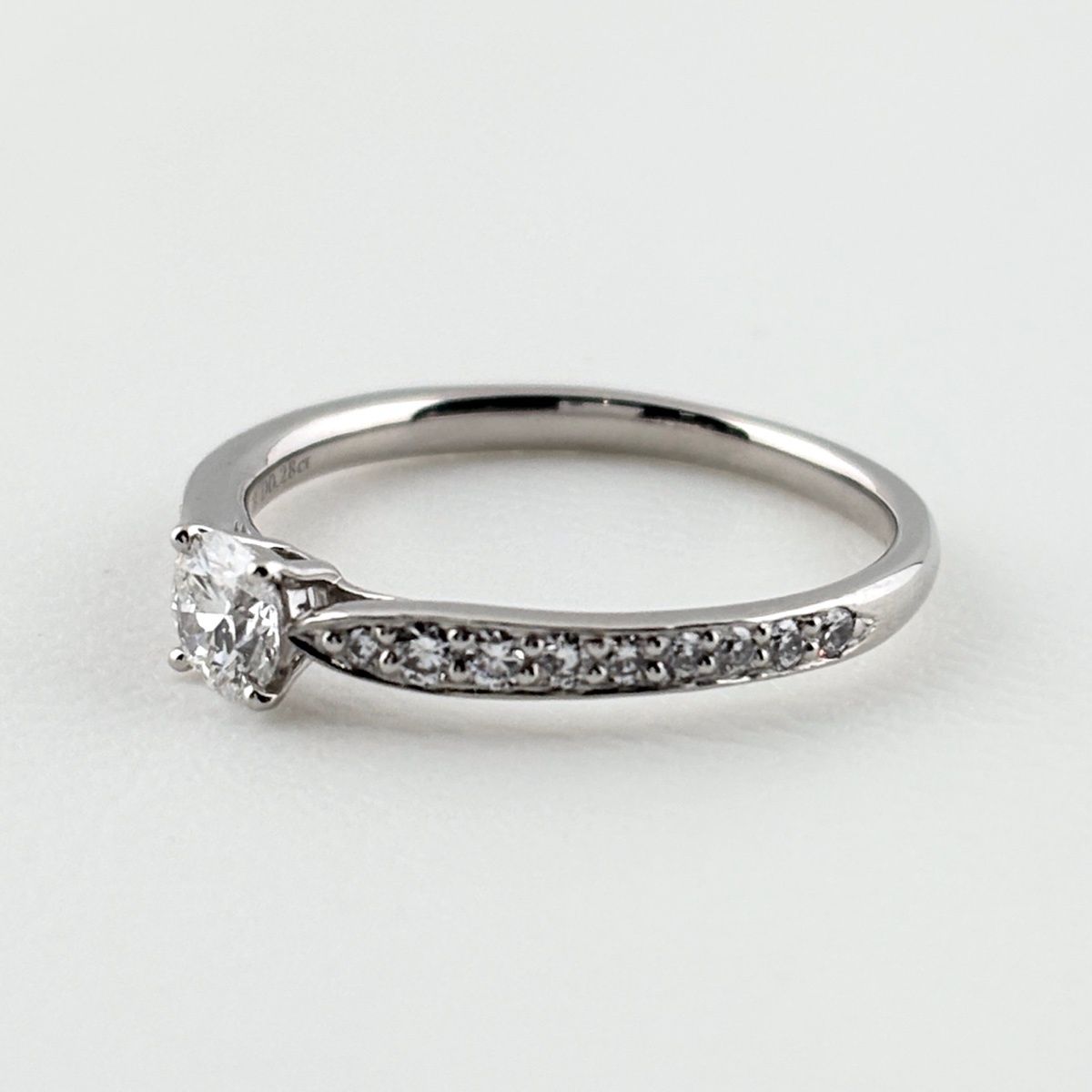 Tiffany & Co Harmony Half Circle Diamond Ring Platinum — view 3