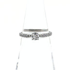 Tiffany & Co Harmony Half Circle Diamond Ring Platinum