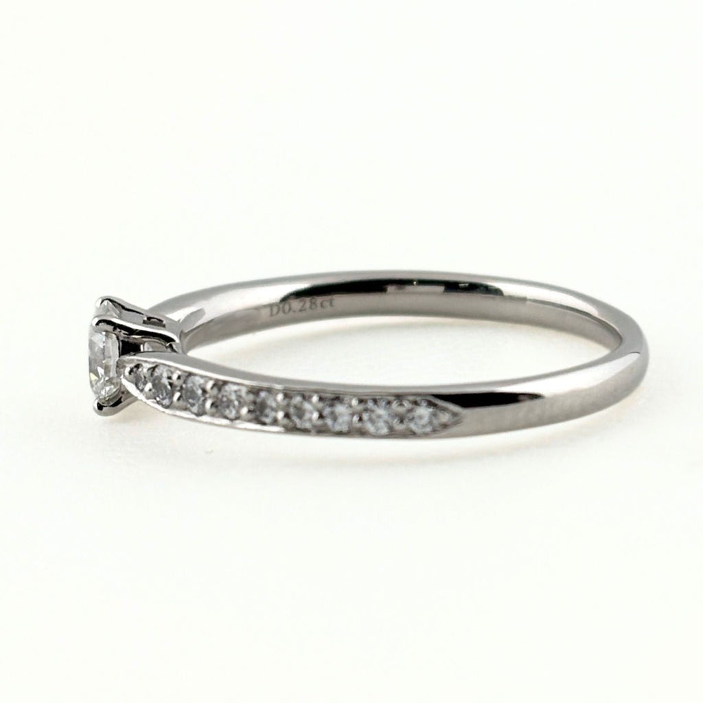 Tiffany & Co Harmony Half Circle Diamond Ring Platinum — view 4