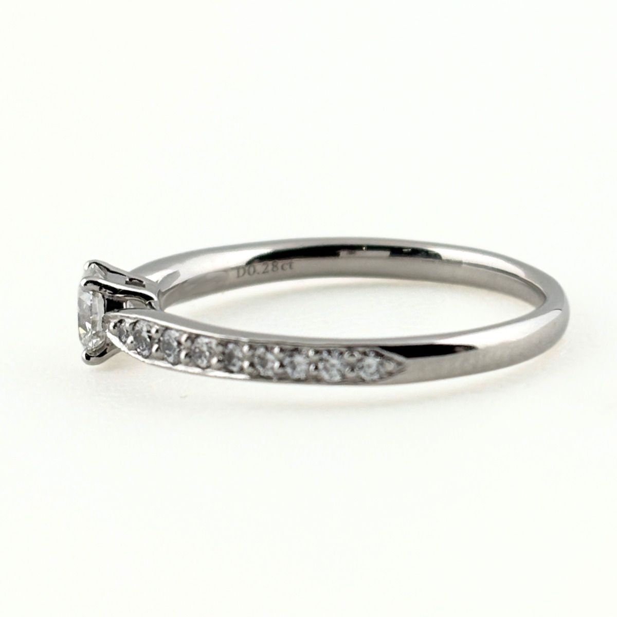 Tiffany & Co Harmony Half Circle Diamond Ring Platinum — view 4