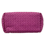 Bottega Veneta Shoulder Bag Intrecciato Purple Red White Chain Leather — view 5
