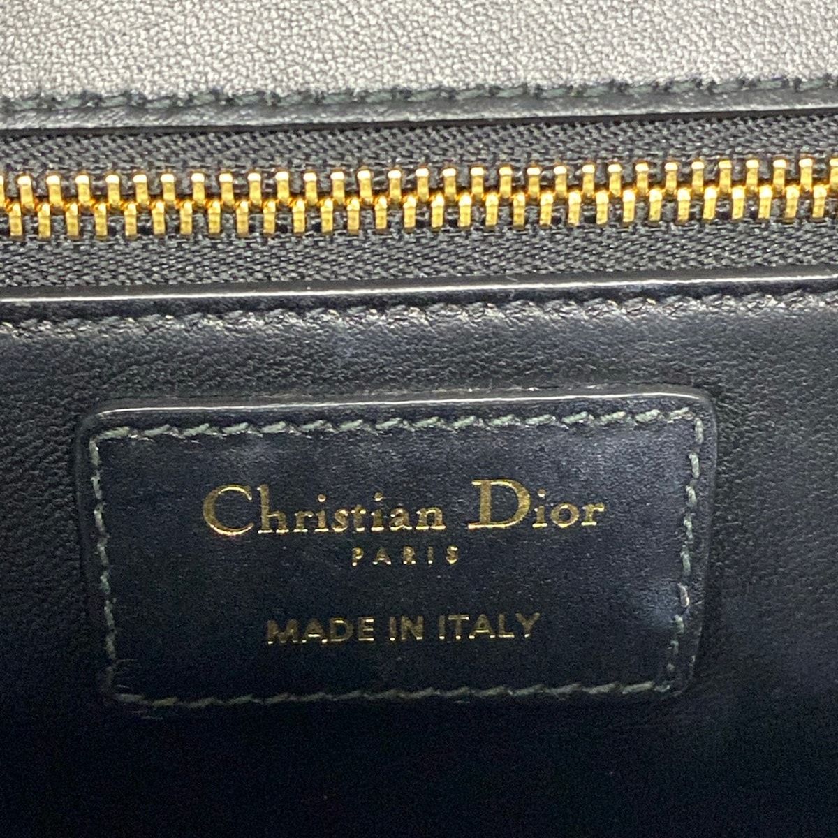 Dior Shoulder Bag 30 Montaigne Flap Black Leather — view 8