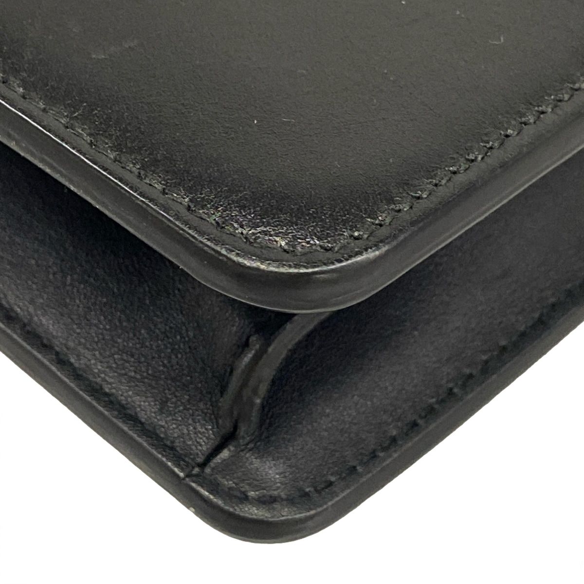 Dior Shoulder Bag 30 Montaigne Flap Black Leather — view 6