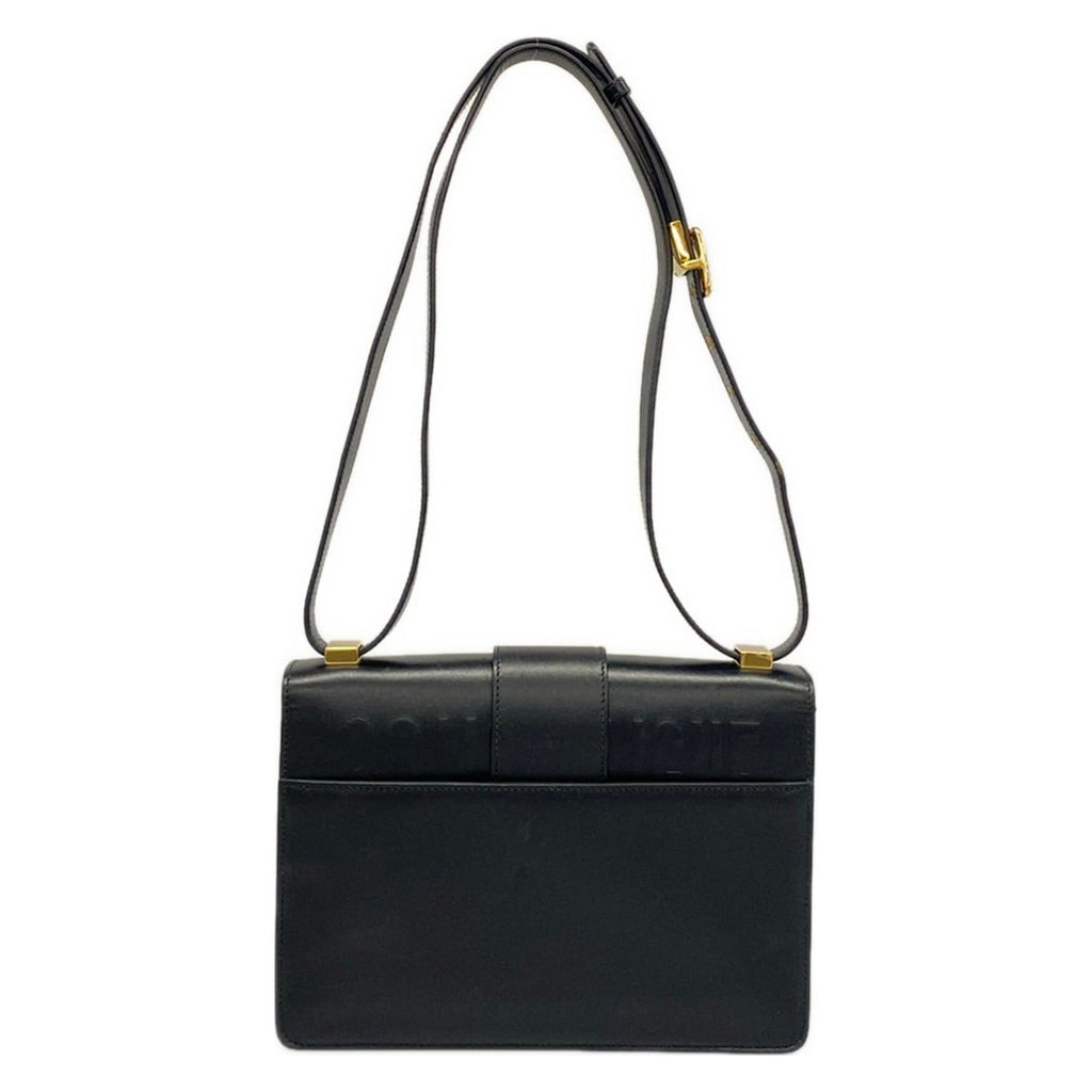 Dior Shoulder Bag 30 Montaigne Flap Black Leather — view 3