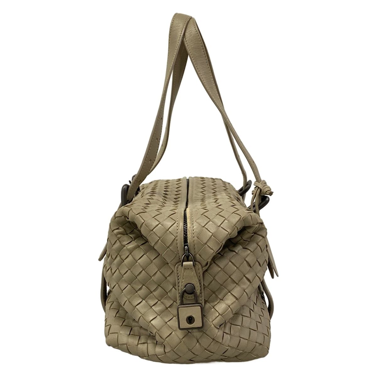 Bottega Veneta Shoulder Bag Montaigne Gray Leather — view 2