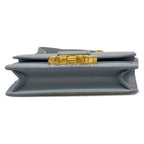 Dior Shoulder Bag 30 Montaigne Micro Blue Gray Leather — view 5