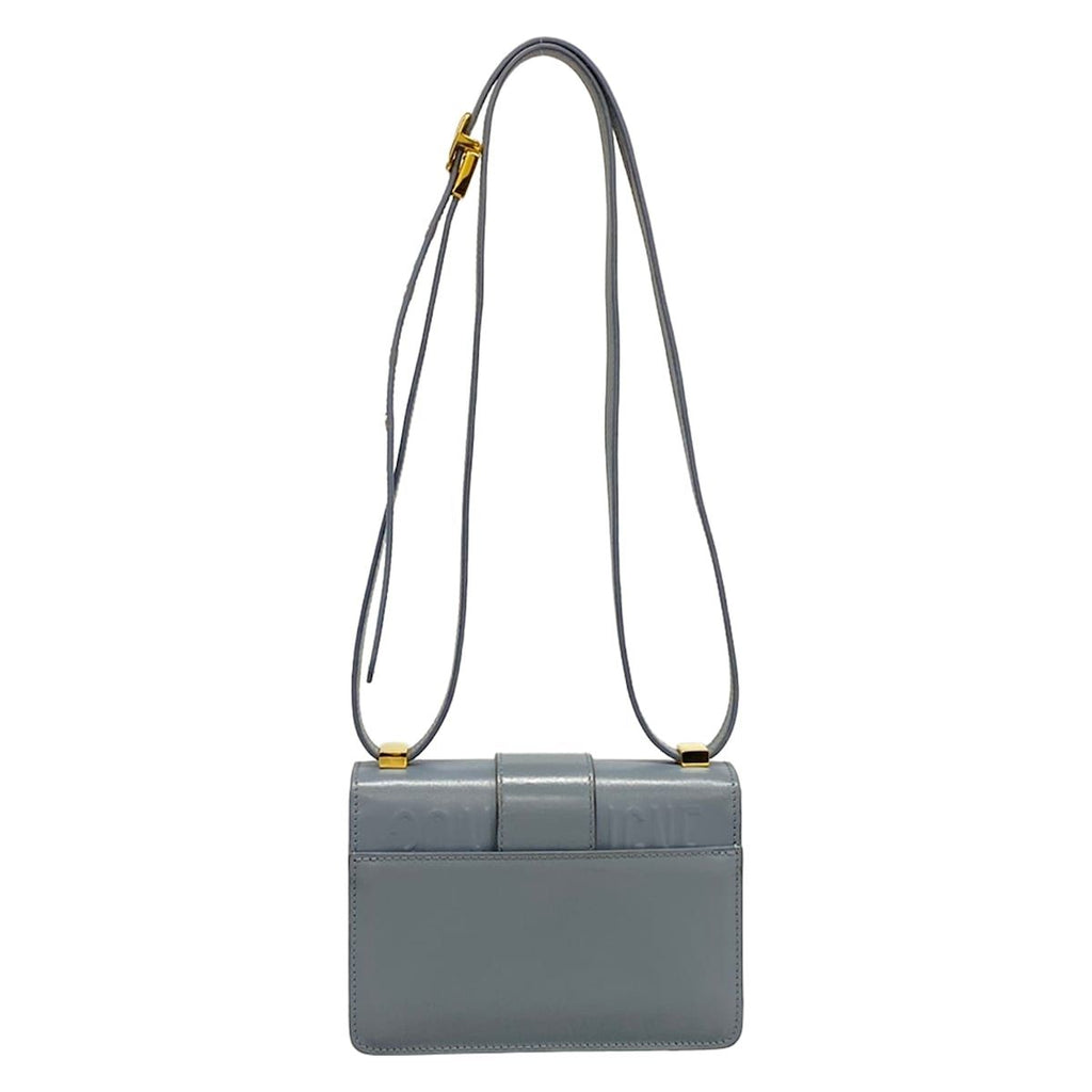 Dior Shoulder Bag 30 Montaigne Micro Blue Gray Leather — view 3