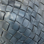 Bottega Veneta Handbag Intrecciato Blue Leather — view 6