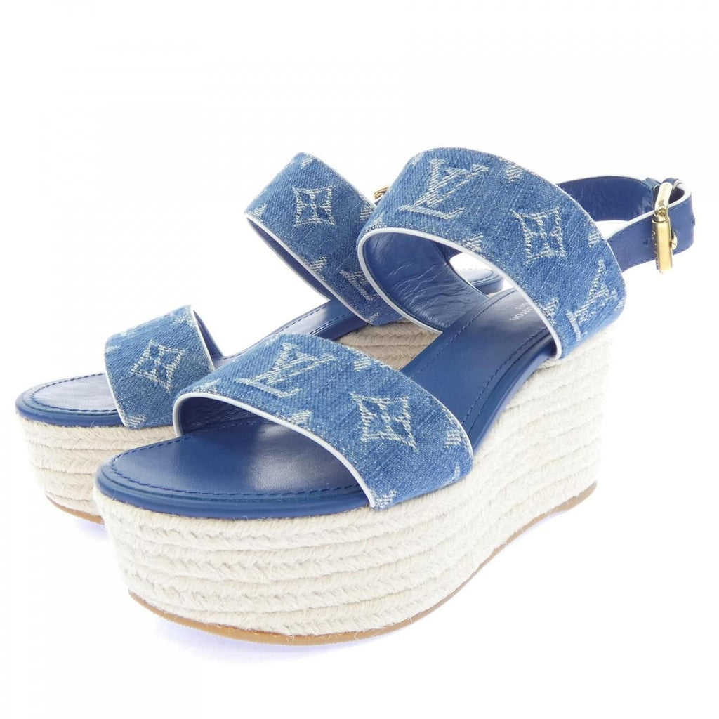 Louis Vuitton Espadrilles Monogram Denim Star Boardline Sandals — view 3