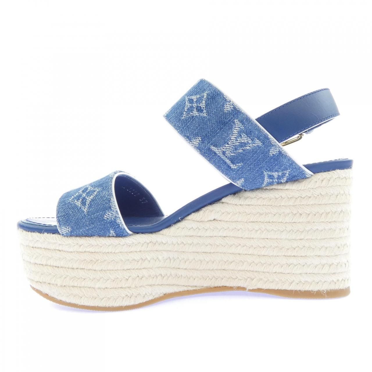 Louis Vuitton Espadrilles Monogram Denim Star Boardline Sandals — view 2
