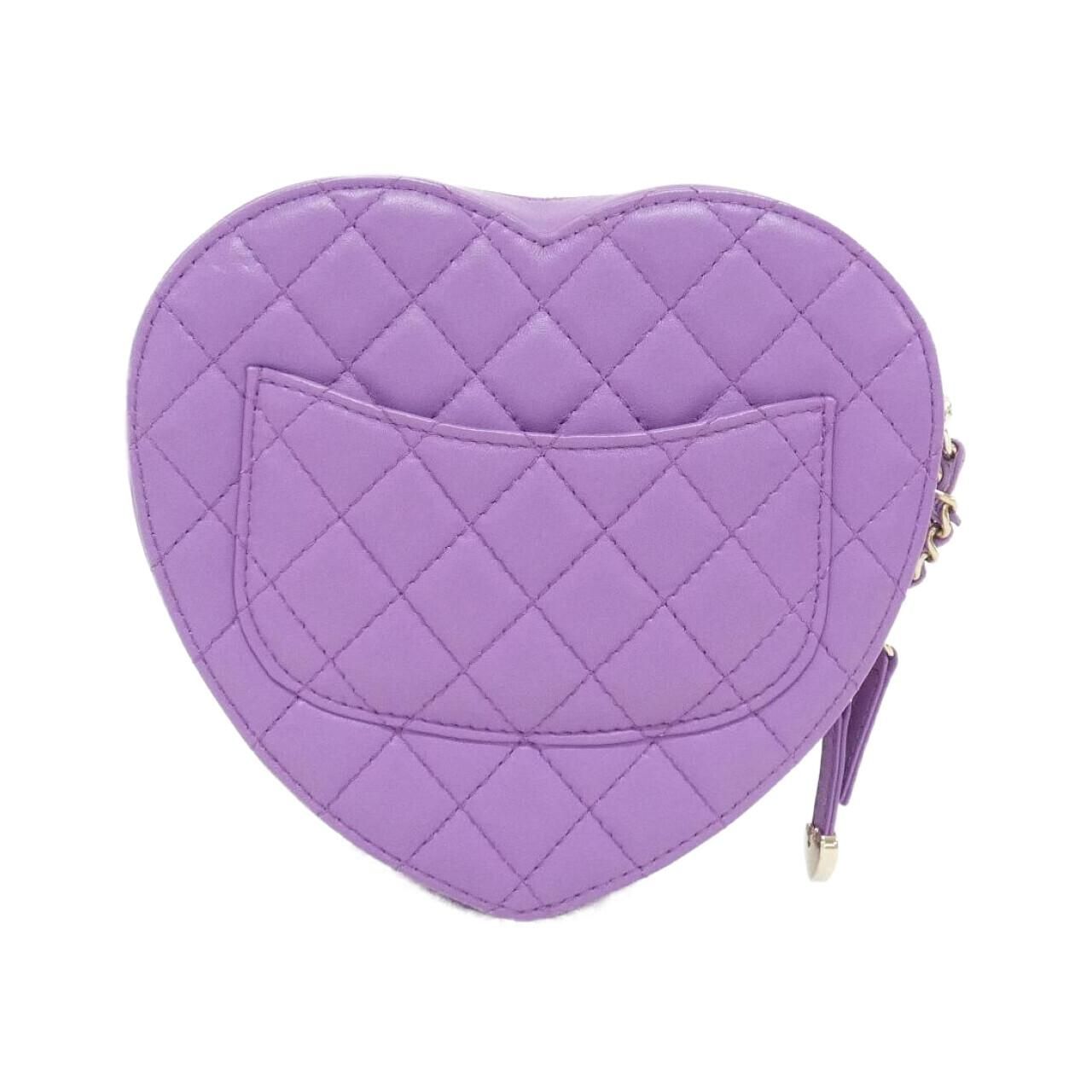 Chanel Shoulder Bag Purple — view 2