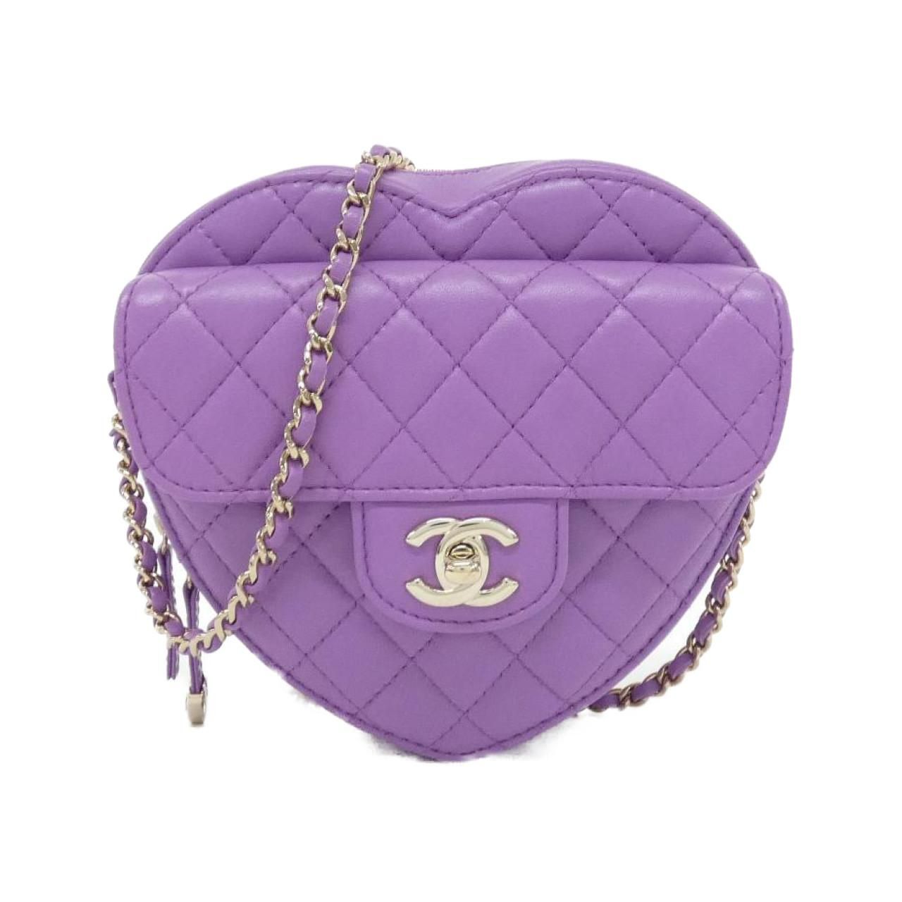 Chanel Shoulder Bag Purple