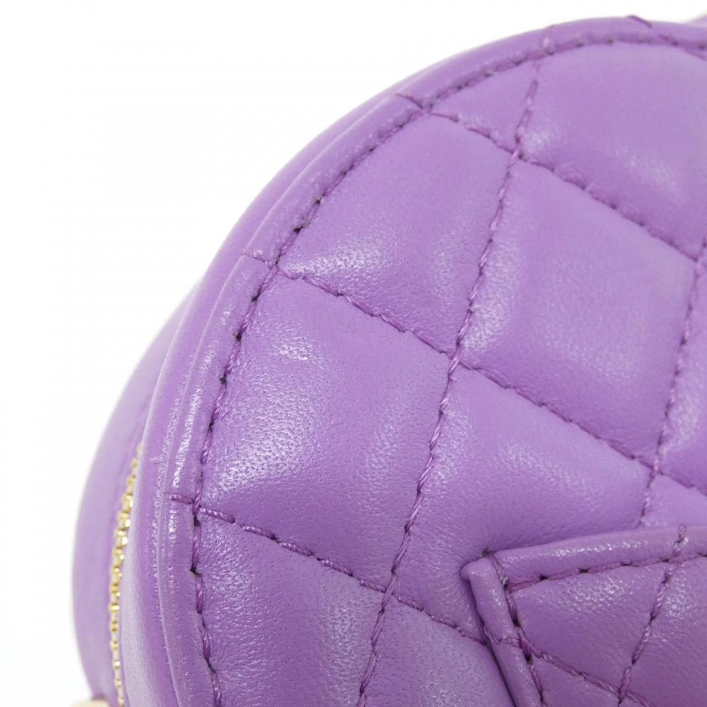 Chanel Shoulder Bag Purple — view 6