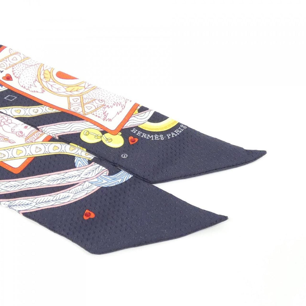 Hermes Dame de Coeur Twilly Pique Scarf — view 2