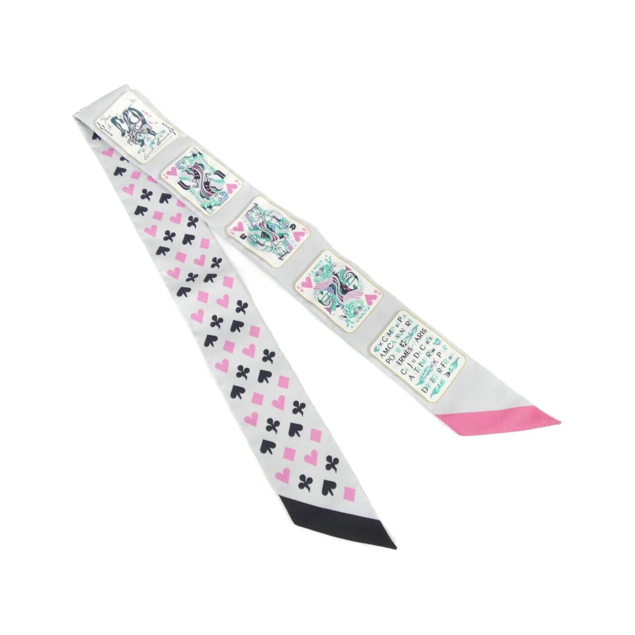 Hermes Jeu de Cartes Twilly Scarf