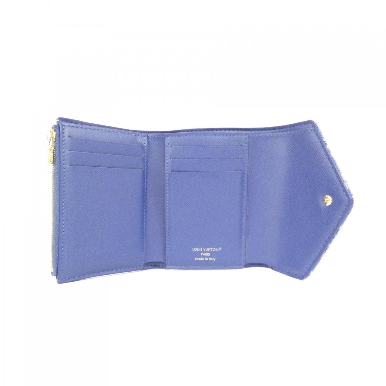 Louis Vuitton Monogram Denim Portefeuille Victorine Wallet — view 4