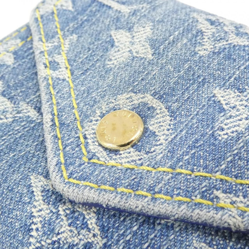 Louis Vuitton Monogram Denim Portefeuille Victorine Wallet — view 3