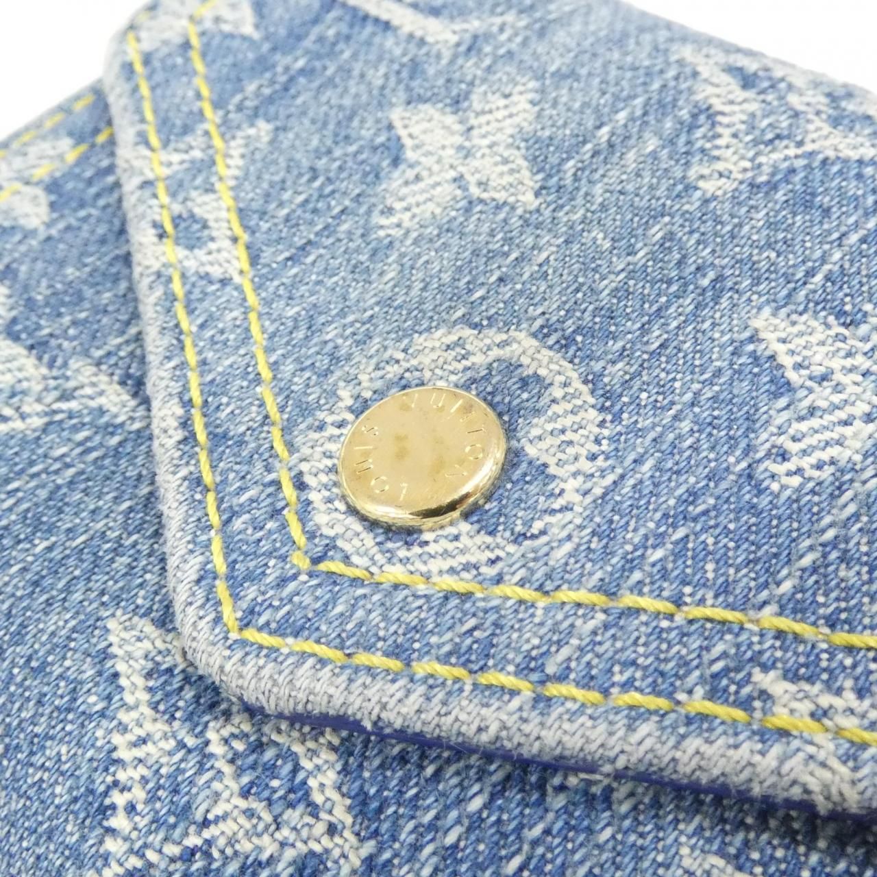 Louis Vuitton Monogram Denim Portefeuille Victorine Wallet — view 3