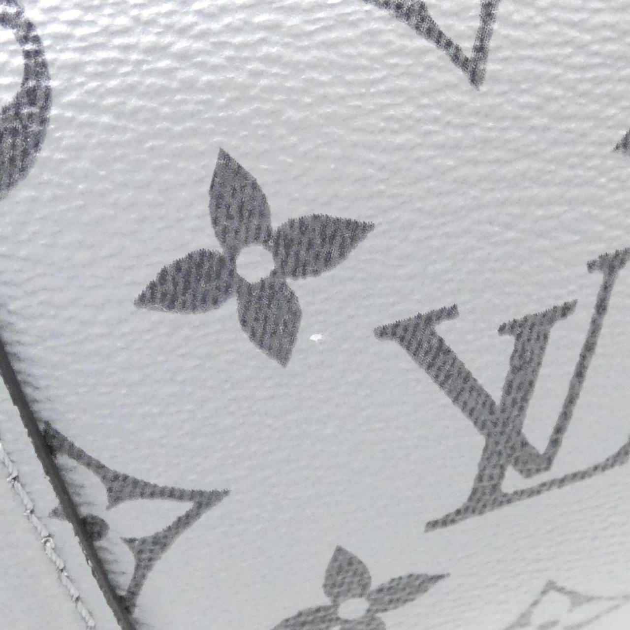 Louis Vuitton Monogram Silver Keepall Bandouliere 50 cm Boston — view 3