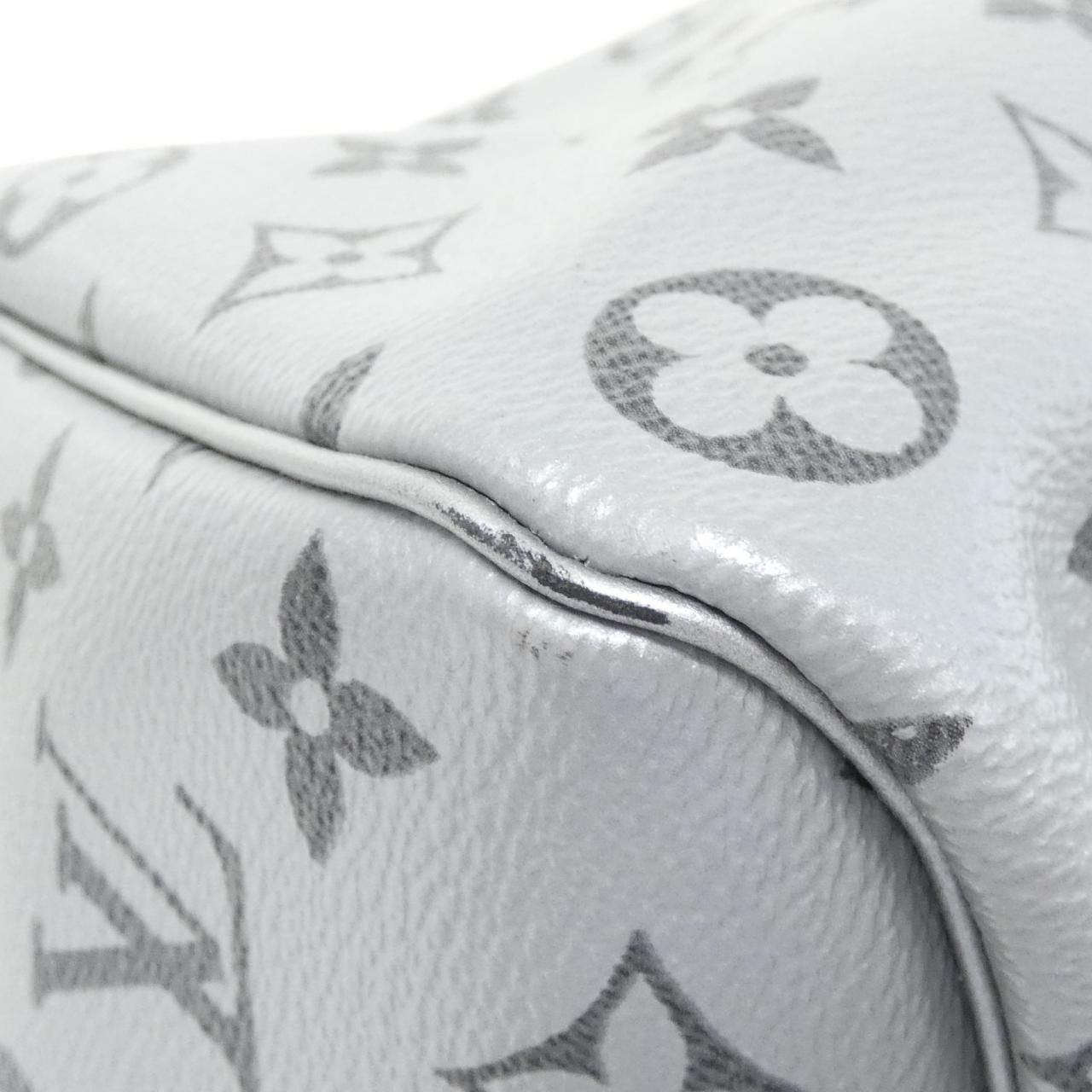 Louis Vuitton Monogram Silver Keepall Bandouliere 50 cm Boston — view 2