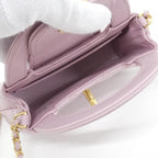Chanel Chain Clutch Pink — view 9