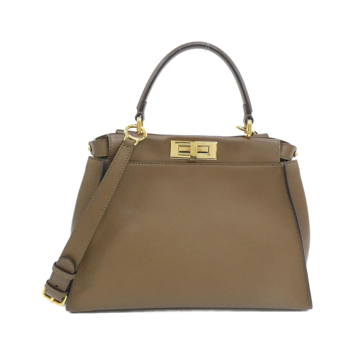 Fendi Peekaboo Bag Handbag Gold