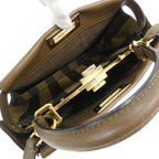 Fendi Peekaboo Bag Handbag Gold — view 6