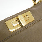 Fendi Peekaboo Bag Handbag Gold — view 3
