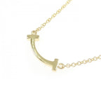Tiffany & Co T Smile Mini Necklace — view 3