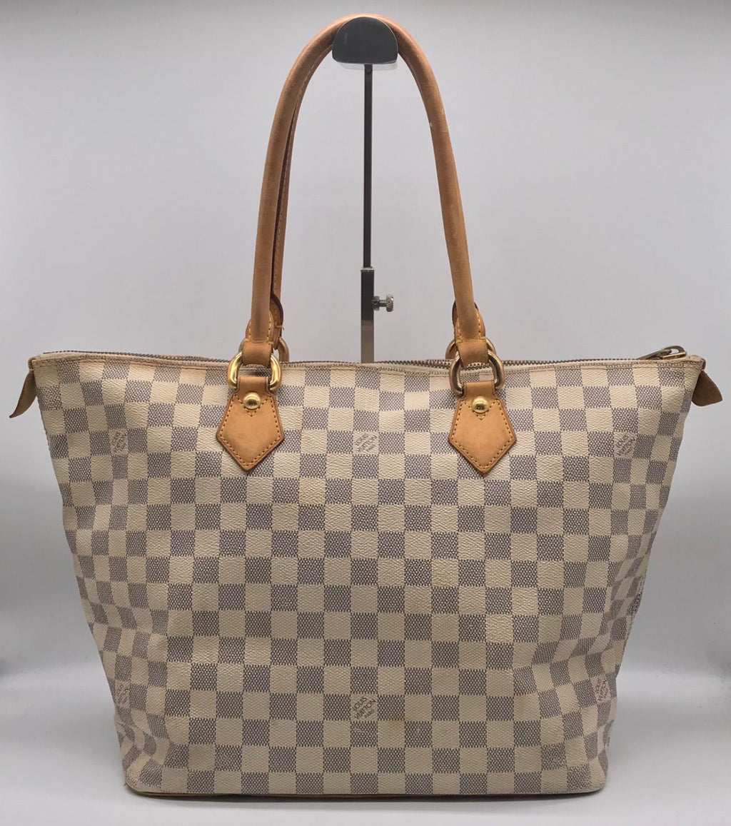 Louis Vuitton Damier Azur Saleya MM Tote Shoulder Bag Price Negotiation Welcome — view 2