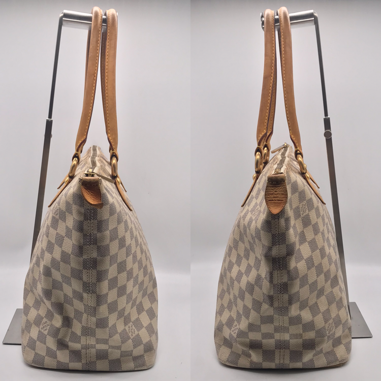 Louis Vuitton Damier Azur Saleya MM Tote Shoulder Bag Price Negotiation Welcome — view 3