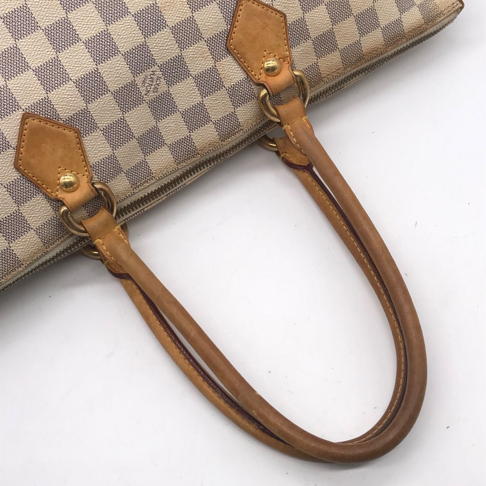 Louis Vuitton Damier Azur Saleya MM Tote Shoulder Bag Price Negotiation Welcome — view 7
