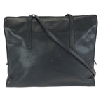 Prada Black Silver Leather Shoulder